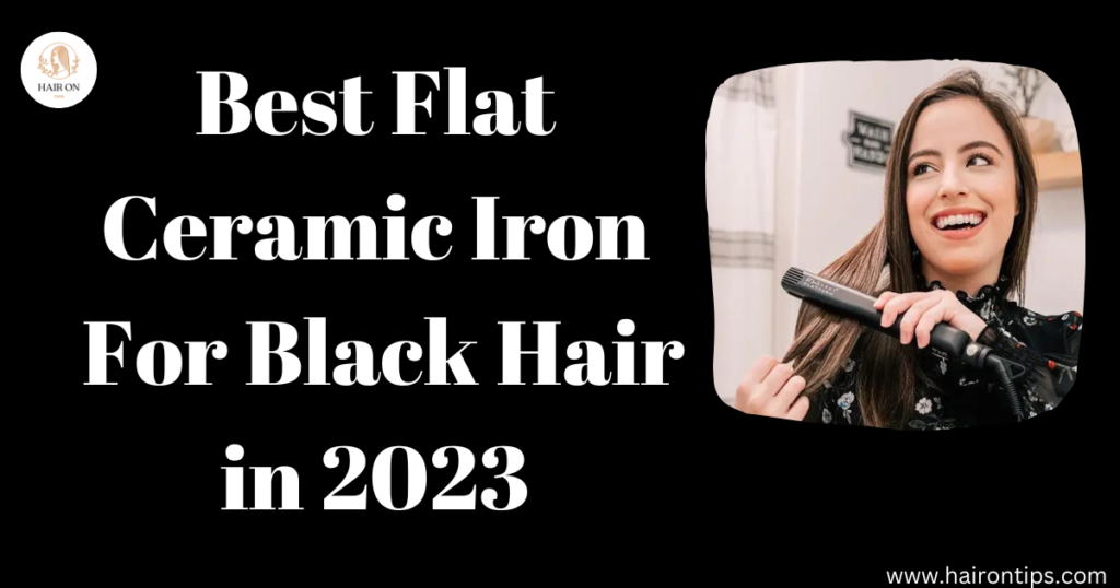 flat ceramic iron